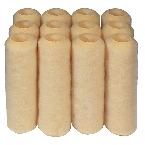 Great Choice Products 180 Pack Paint Rollers 4 inch Mini Foam Roller Refill Roller Covers 1/2 Nap