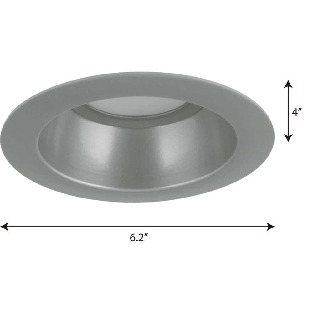 Brushed Nickel 5" LED Recessed Retrofit Downlight
