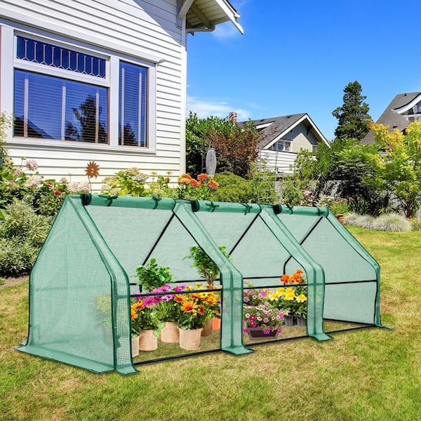 EAGLE PEAK 95 in. W x 36 in. D x 36 in. H Garden Low Mini Tunnel