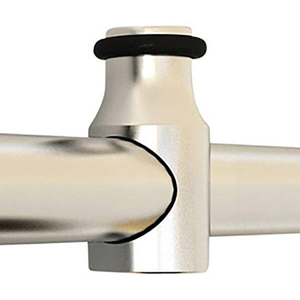 8 ft./96 in. Stainless Steel Sliding Spoke Wheel Barn Door Hardware Kit for Double Door with Non-Routed Floor Guide 8 ft./96 in. Stainless Steel Sliding Spoke Wheel Barn Door Hardware Kit for Double Door with Non-Routed Floor Guide