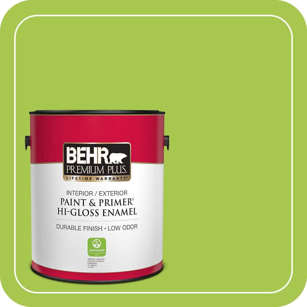 1 gal. #420B-5 Sweet Midori Hi-Gloss Enamel Interior/Exterior Paint & Primer price history on PriceWatchPro