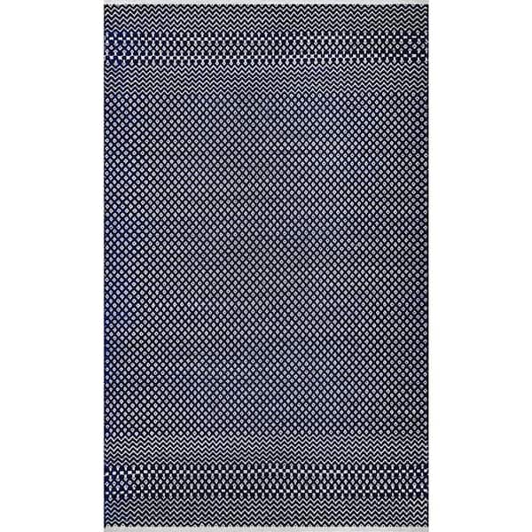 nuLOOM Dalary Glen Check Navy 5 ft. x 8 ft. Area Rug