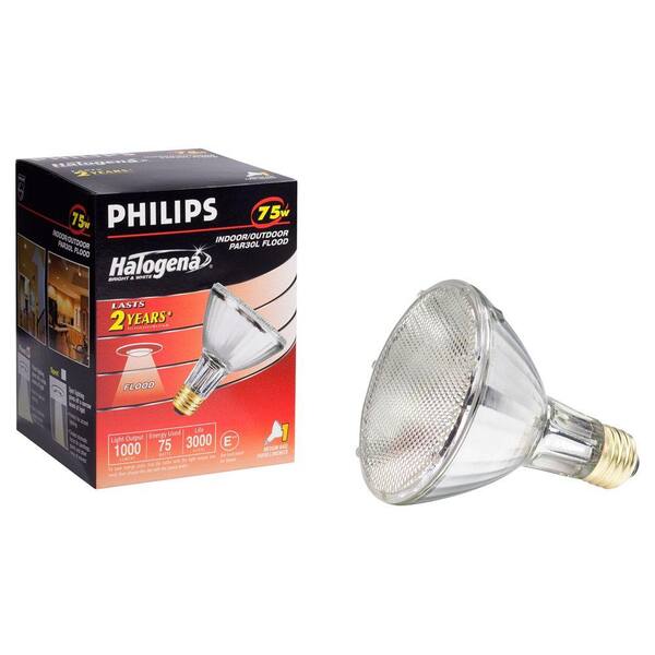 Philips 75-Watt Halogen PAR30L Flood Light Bulb (6-Pack)-DISCONTINUED