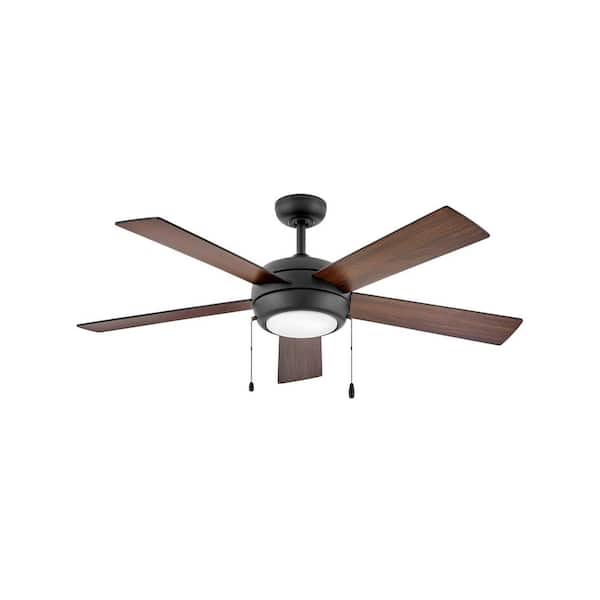 HINKLEY CROFT 52 in. Indoor Integrated LED Matte Black