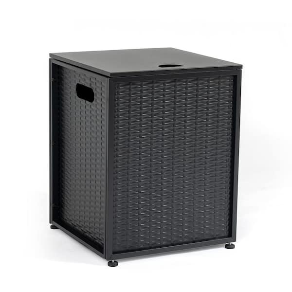 15 in. Imitation Woven Rattan Surface Propane Tank Cover, Grill Cover for Outdoor and Indoor