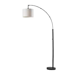 Bowery 73.5 in. Black Arc Lamp