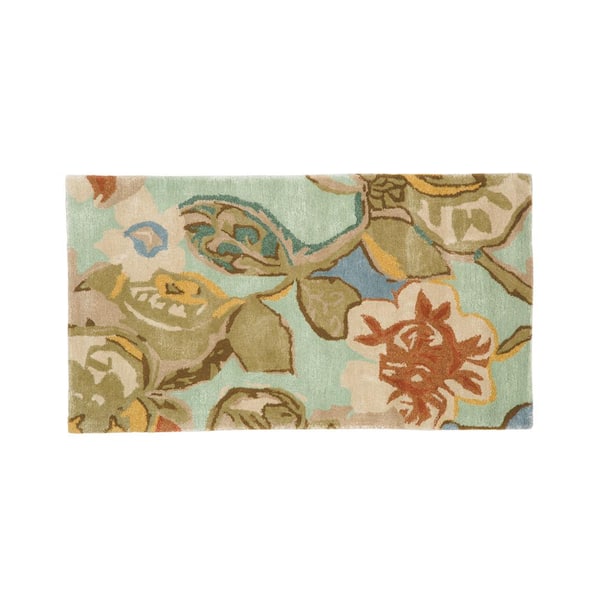 Home Decorators Collection Balcony Sea Foam 2 ft. 6 in. x 4 ft. 6 in. Area Rug