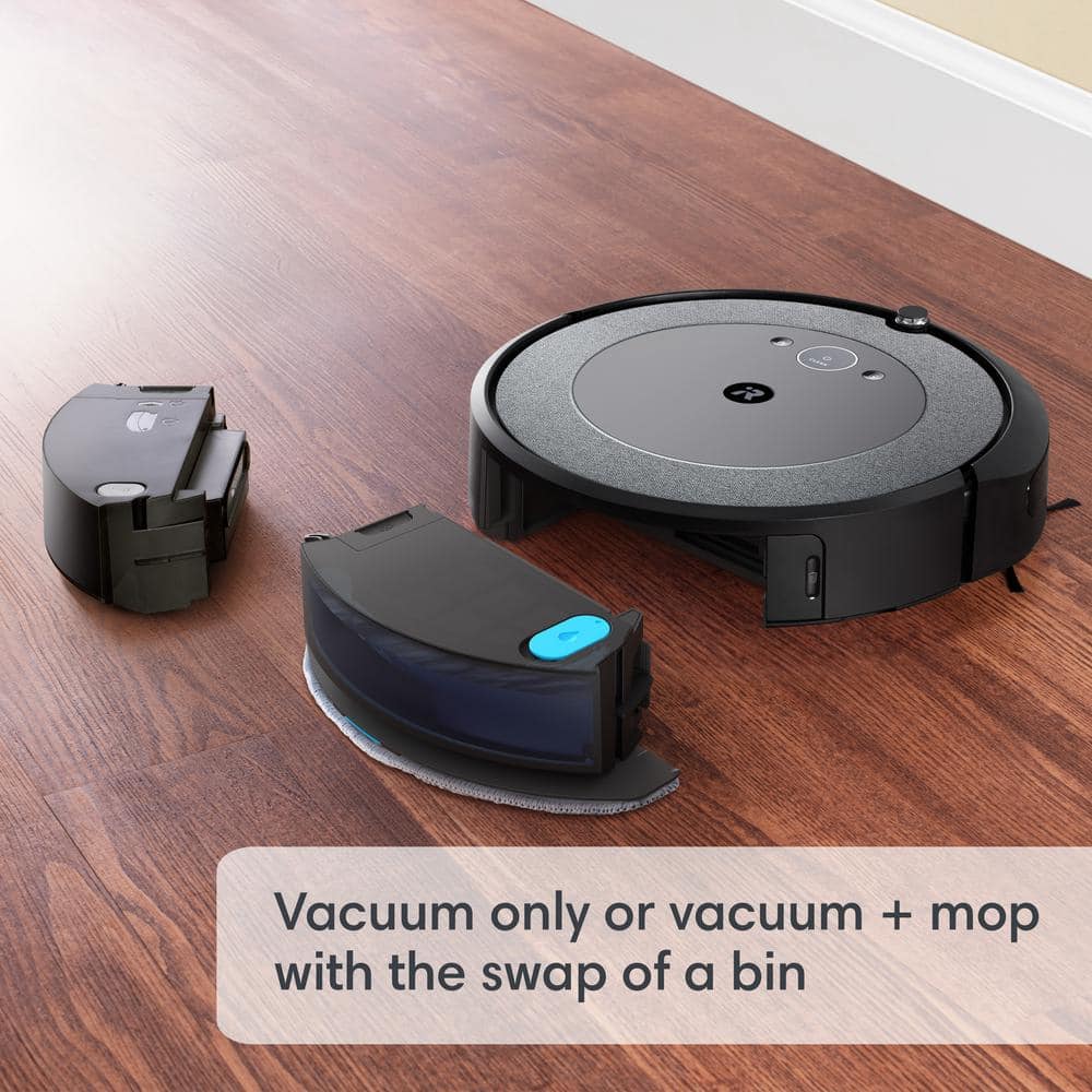 iRobot Roomba Combo i5+ Black Cordless Robot Vacuum and Mop