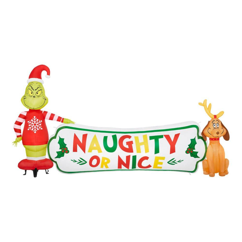 Cindy Lou & Max The Grinch Who Stole Christmas 4’ & 3.5 hot Ft Inflatables Gemmy New