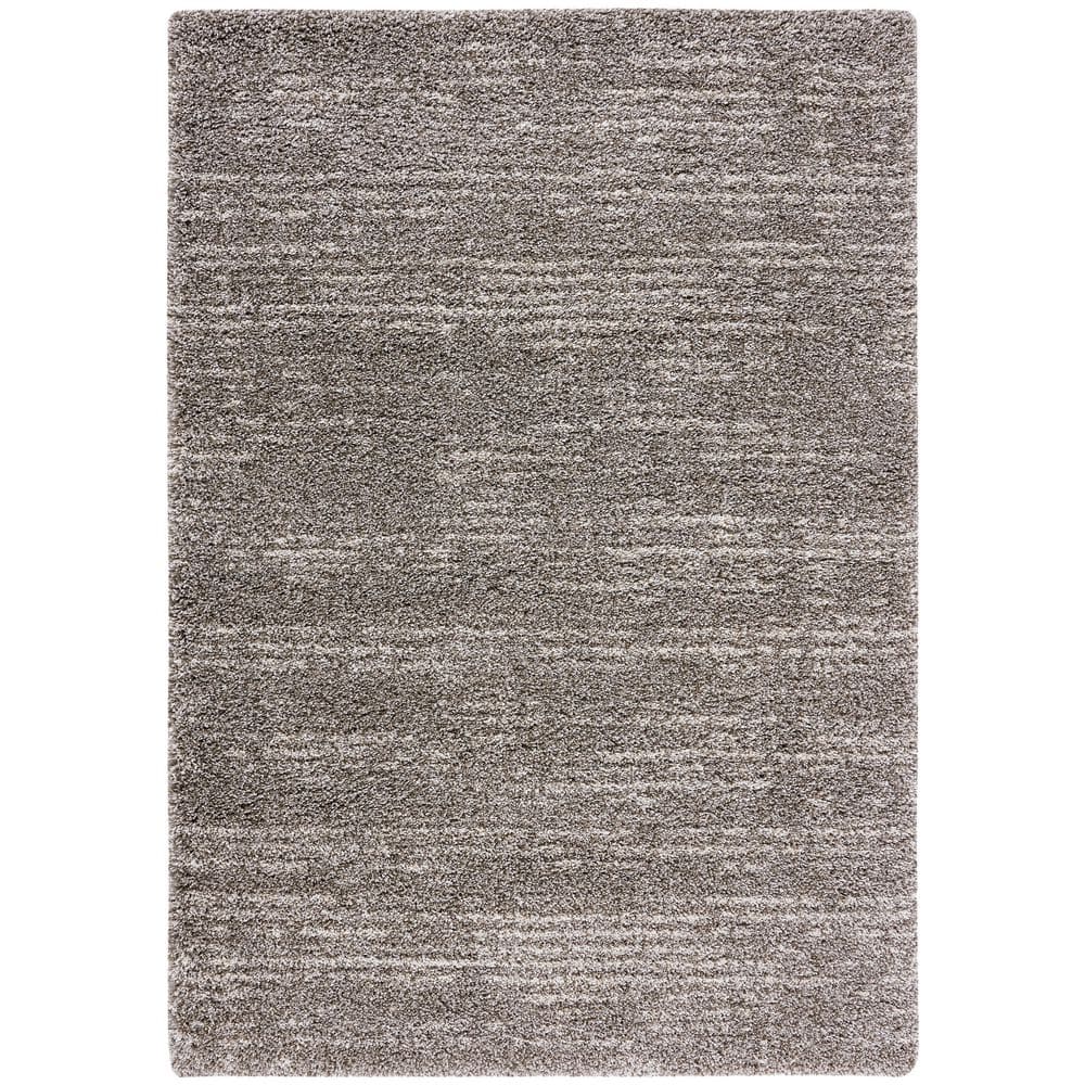 Hudson Shag 4 ft. x 6 ft. Gray/Ivory Solid Marle Area Rug price history on PriceWatchPro