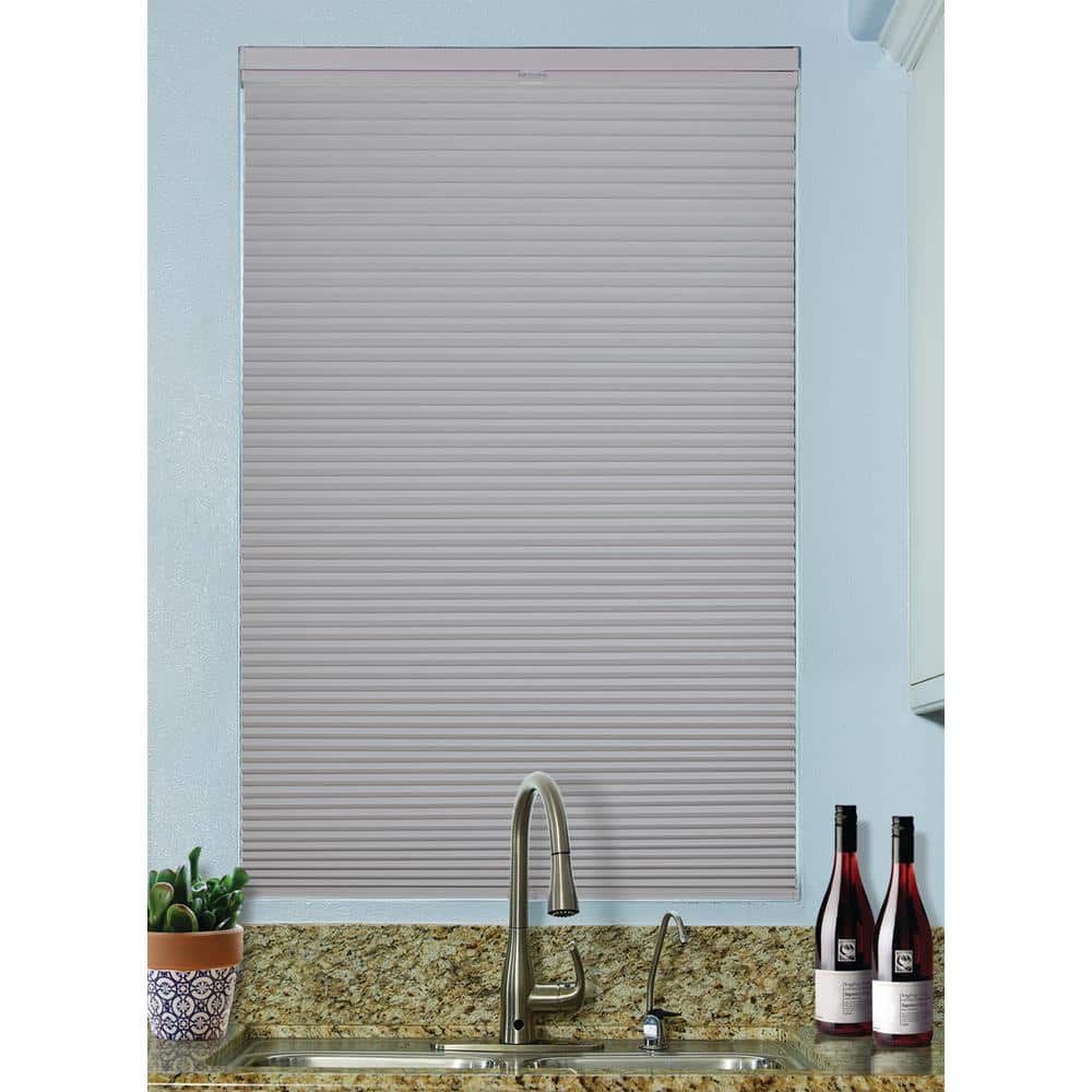 Gray Sheen Cordless Top-Down Bottom-Up Blackout Fabric Cellular Shade 9/16 in. Single Cell 36.5 in. W x 72 in. L price history on PriceWatchPro
