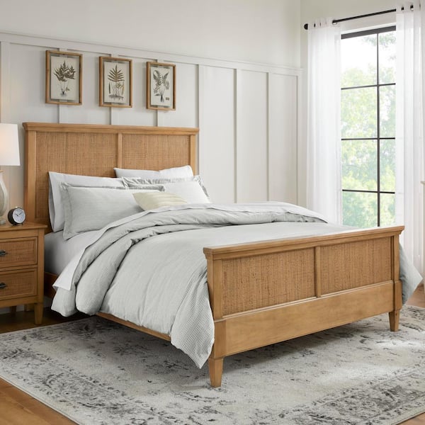 Priscilla 3-Piece Stone Gray Striped Cotton Seersucker Full/Queen Duvet Cover Set