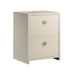 Grand Coast 2-Drawer Dove Linen Engineered Wood 23.465 in. W Lateral File Cabinet