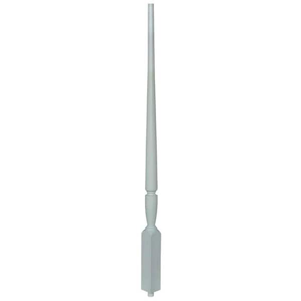 EVERMARK Stair Parts 39 in. x 1-3/4 in. 2015 Primed Tapered Pin Top Wood Baluster for Stair Remodel