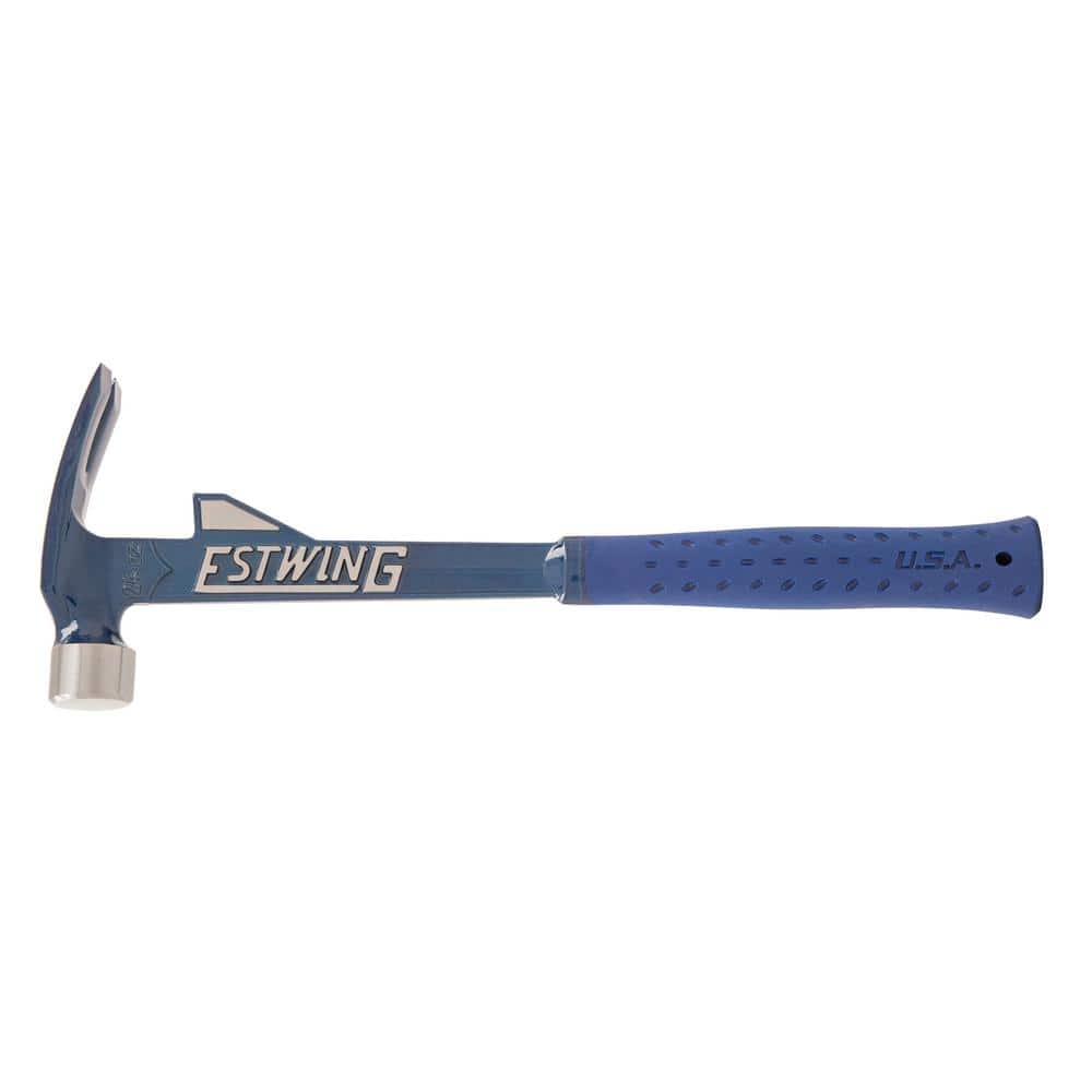 Estwing 24 oz. Solid Steel Hammertooth Hammer with Blue Nylon Vinyl