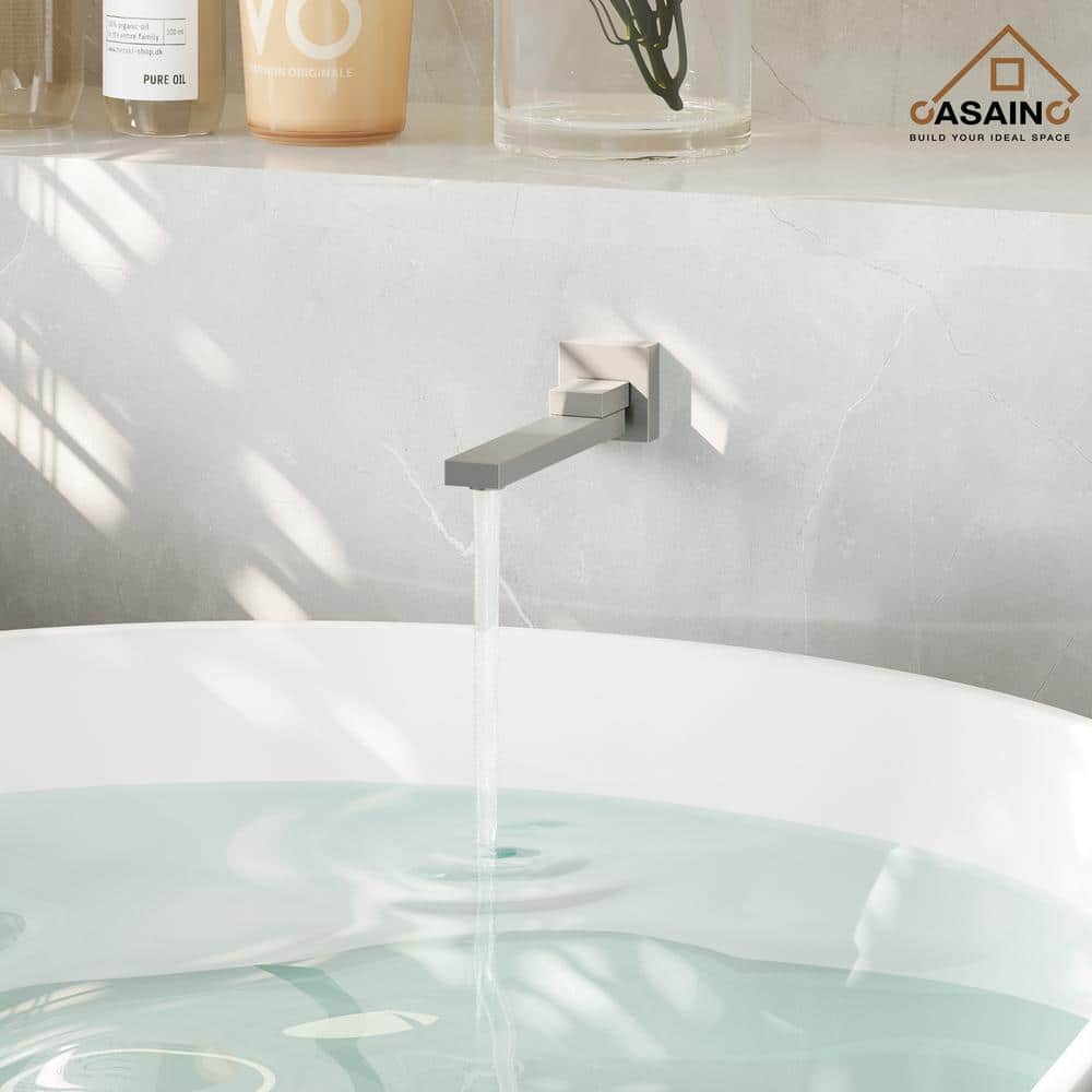 Brushed Nickel Ceiling Mounted Rain Shower System with Handheld