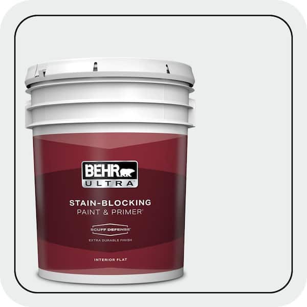 BEHR ULTRA 5 gal. #PWN-16 Day Spa Extra Durable Flat Interior Paint & Primer