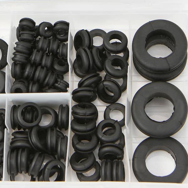 16mm 5/8"  50 PCS RUBBER GROMMETS AUTOMOTIVE CABLE WIRING OPEN RING ELECTRICAL 