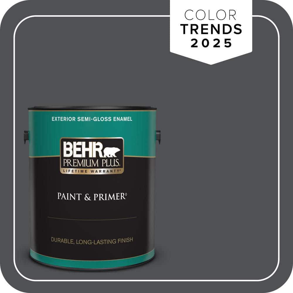 1 gal. #PPU18-01 Cracked Pepper Semi-Gloss Enamel Exterior Paint & Primer price history on PriceWatchPro