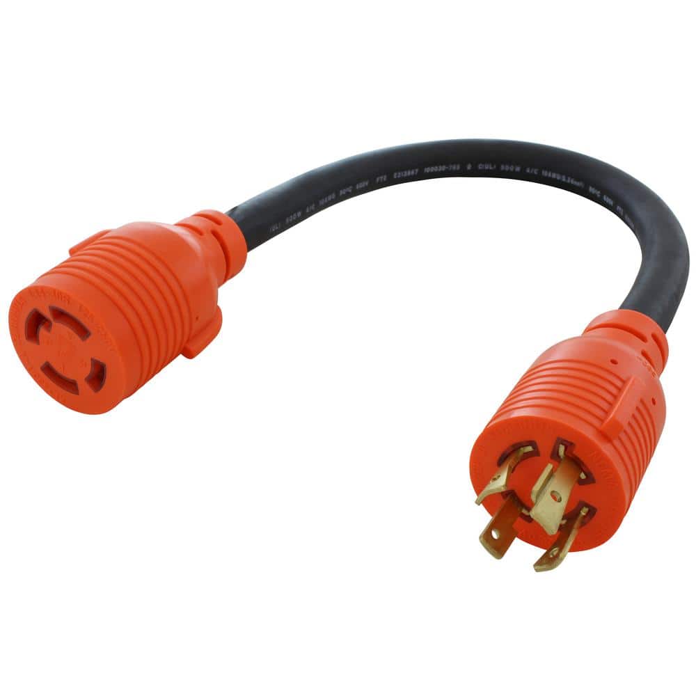 1.5 ft. 20 Amp 4-Prong 125-Volt/250-Volt L14-20P Plug to L14-30R 30 Amp 4-Prong 125-Volt/250-Volt Connector price history on PriceWatchPro