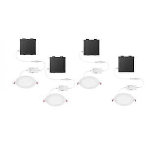 6 in. LED Integrated Ultraslim Recessed Kit Elite - (4-Pack)