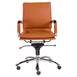 Amelia Cognac Low Back Office/Desk Chair