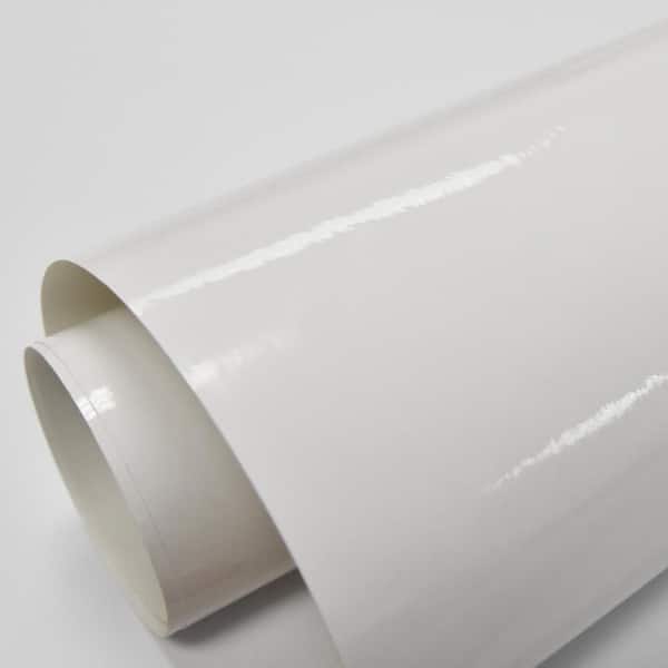 NuWallpaper NU2497 Dry Erase Peel Stick Wallpaper, White & Off-White 