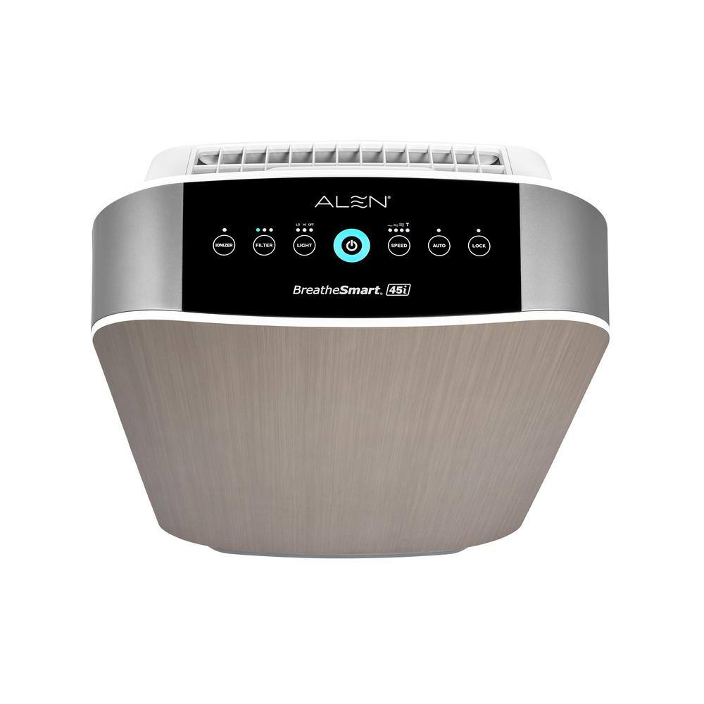Brushed Stainless 800 SqFt HEPA Air Purifier with Wi-Fi