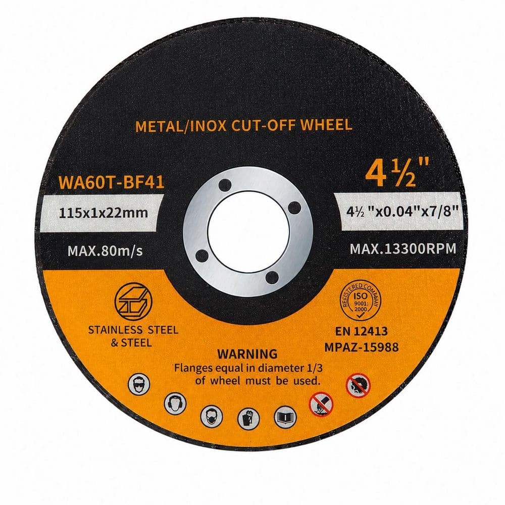 4.5 Inch Alumina Cut Off Wheel Ultra Thin Cutting Disc with Burr-Free Fast Cutting for Angle Grinder (100-Pack) price history on PriceWatchPro