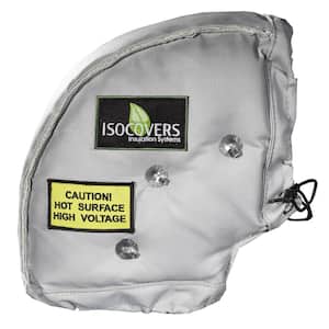 Isocovers Iso-Elbow 02L x 90 Degree: 13 in. L x 13 in. W x 4 in. H Insulation for bends and fittings - R5