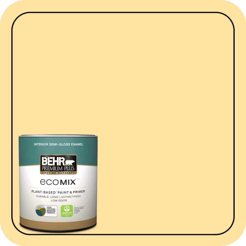 1 qt. #P280-3 Polka Dot Skirt Semi-Gloss Enamel EcoMix Plant-Based Interior Paint & Primer price history on PriceWatchPro