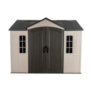 10 ft. W x 8 ft. D Outdoor Storage Shed with Double Doors (80 sq. ft.)