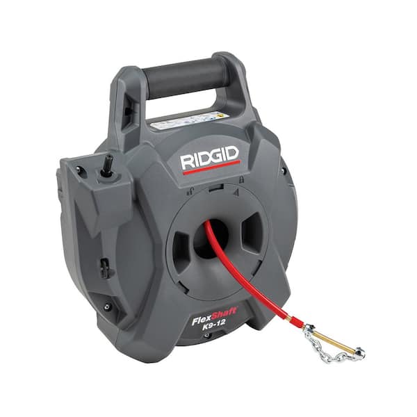 RIDGID K9-12 FlexShaft Wall-to-Wall Drain Cleaner, 1/4 in. x 30 ft
