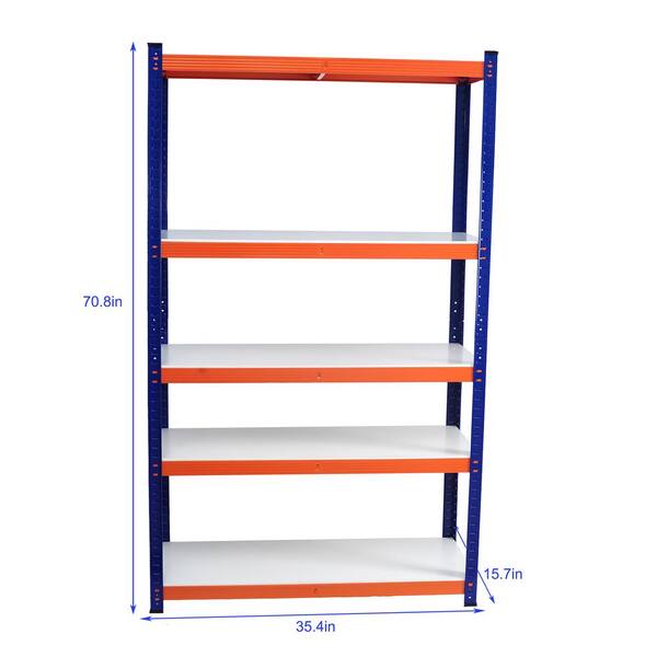 Heavy Duty Metal Garage Shelving Unit Shed Storage online Shelves Boltless Shelf