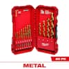 Milwaukee Titanium Drill Bit Set (20-Piece) 48-89-1105