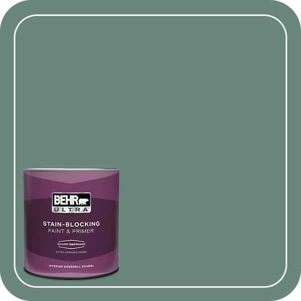 BEHR ULTRA 1 qt. #470F-5 Garland Extra Durable Eggshell Enamel Interior Paint & Primer