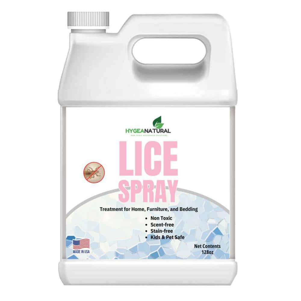 Hygea Natural Lice Spray for Furniture and Bedding 128 oz. Ready to