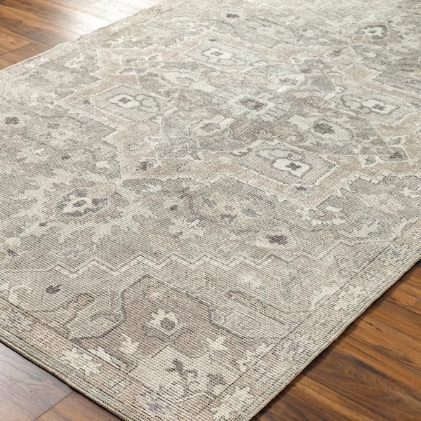 Becki Owens Elle Light Grey Oriental 4 ft. x 6 ft. Indoor Area Rug