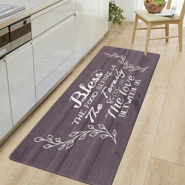 Bless international Bath Rug with Non-Slip Backing