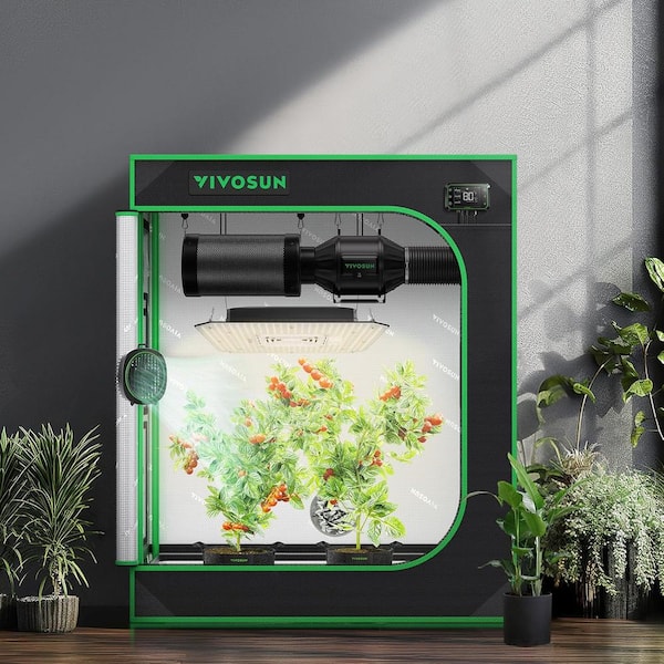 VIVOSUN 2.5 ft. x 1.5 ft. High Reflective Mylar Grow Tent with