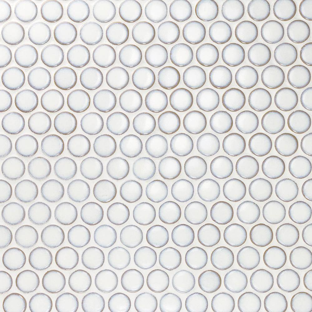 Bliss Hexagon White 3 in. x 0.24 in. Polished Porcelain Floor and Wall Mosaic Tile Sample price history on PriceWatchPro