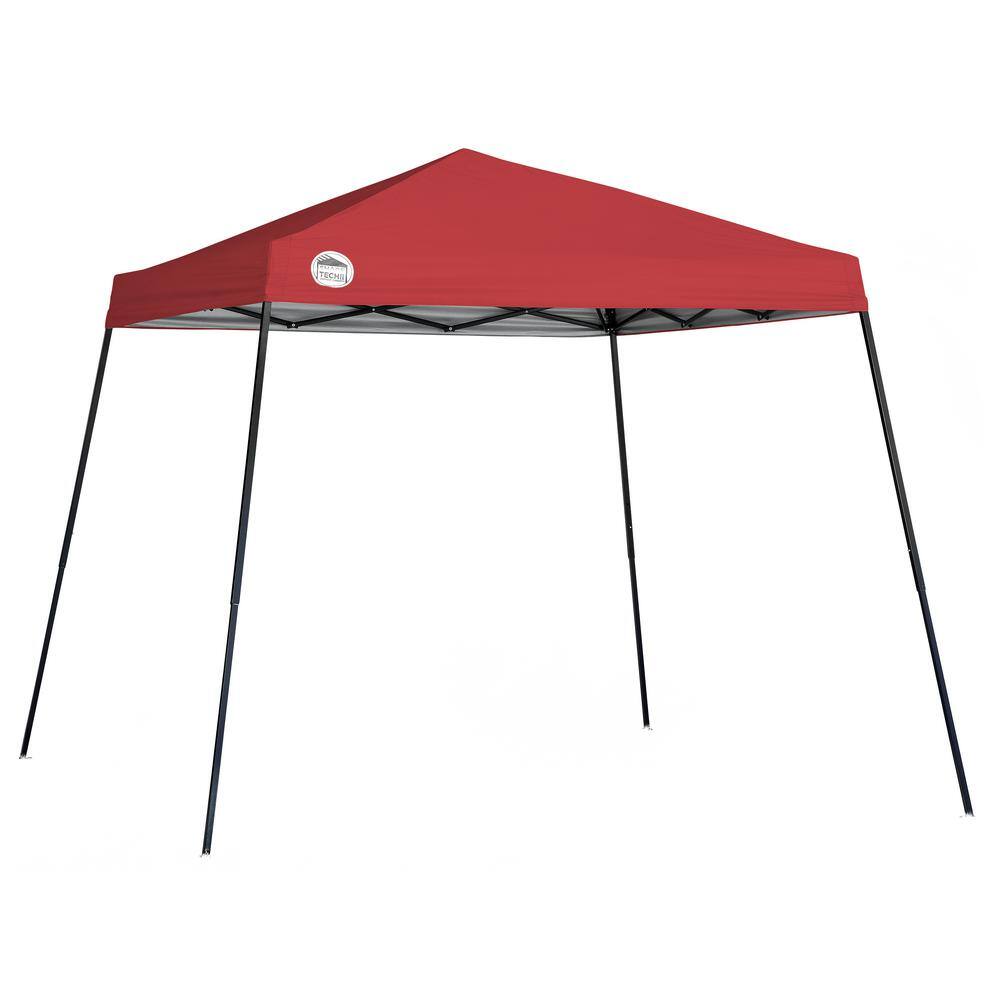 Shade Tech ST56 10 ft. x 10 ft. Red Slant Leg Canopy-157393DS - The ...