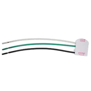 20 Amp Right Angle Wiring Module for Lev-Lok Receptacles, Lev-Lok Modular Device, White
