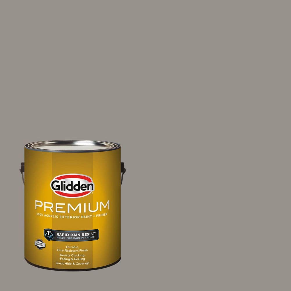 Glidden Premium 1 gal. PPG1007-5 Lazy Afternoon Flat Exterior