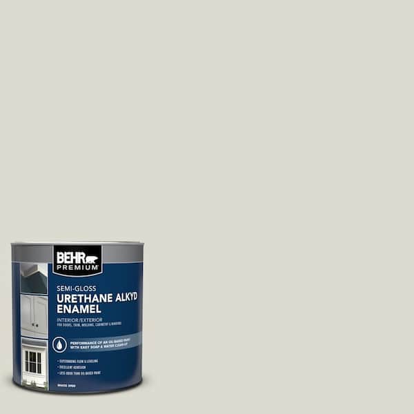 1 qt. #790C-2 Silver Drop Semi-Gloss Enamel Urethane Alkyd Interior/Exterior Paint