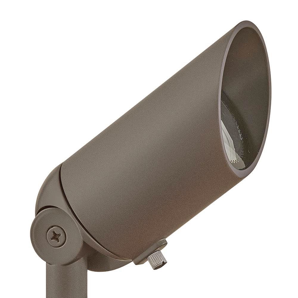 Textured Brown Aluminum LED Spot Light - Outdoor Wet Rated