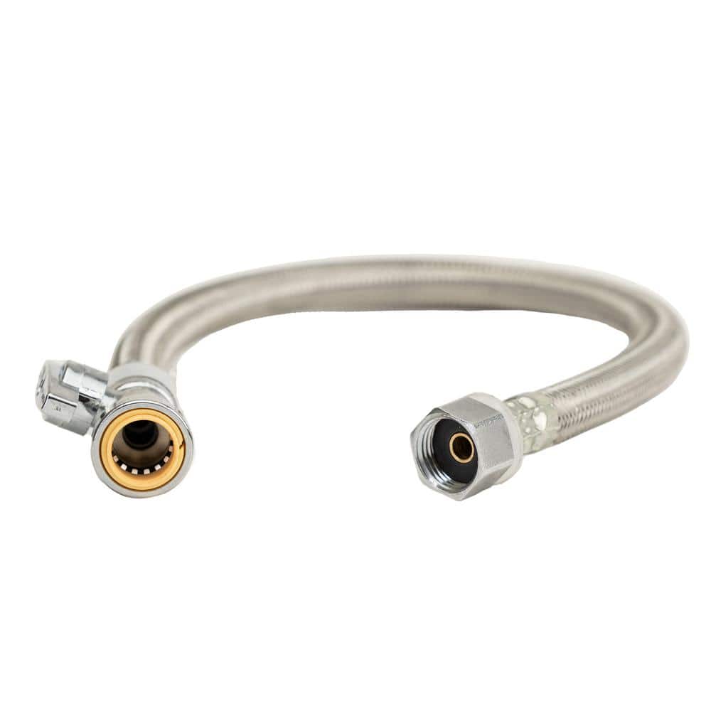 1/2 in. Push-to-Connect x 1/2 in. FIP x 18 in. Straight Stop Faucet Connector price history on PriceWatchPro