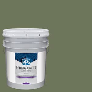 Color Seal 5 gal. PPG1124-6 Dark Sage Satin Interior/Exterior Concrete Stain