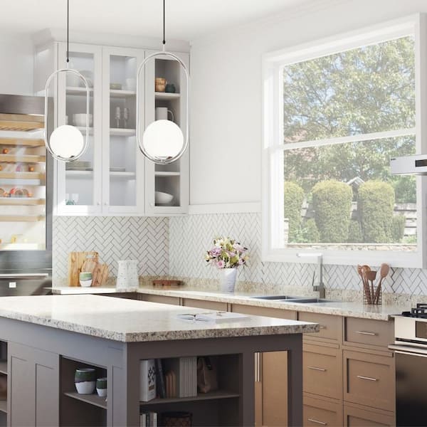 8 ft. Right Miter Laminate Countertop All-Inclusive Kit in Textured Typhoon Ice with Eased Edge and Loose Backsplash