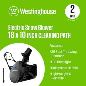 18 in. 120-Volt Single-Stage Corded Electric Snow Blower